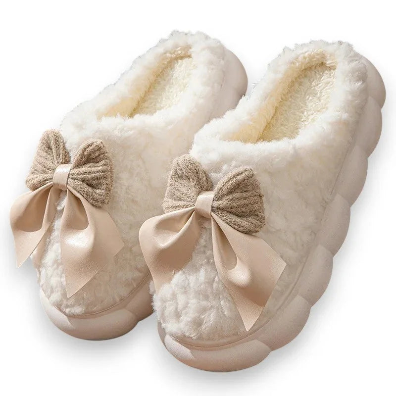 Chaussons fourrés d'intérieur pour femme