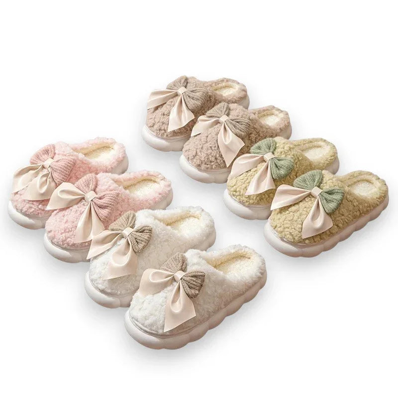 Chaussons fourrés d'intérieur pour femme