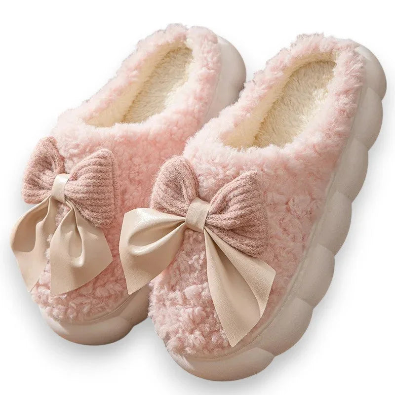 Chaussons fourrés d'intérieur pour femme