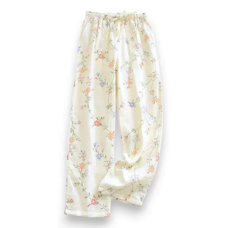 Pantalon pyjama femme 100% coton
