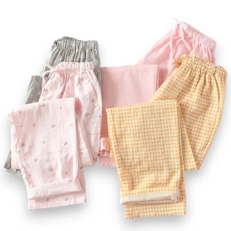 Pantalon pyjama femme 100% coton