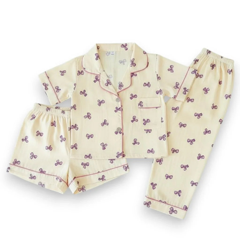 Pyjama Femme Chemise 3 pieces