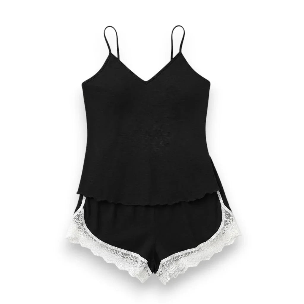Pyjama femme dentelle 2 pièces