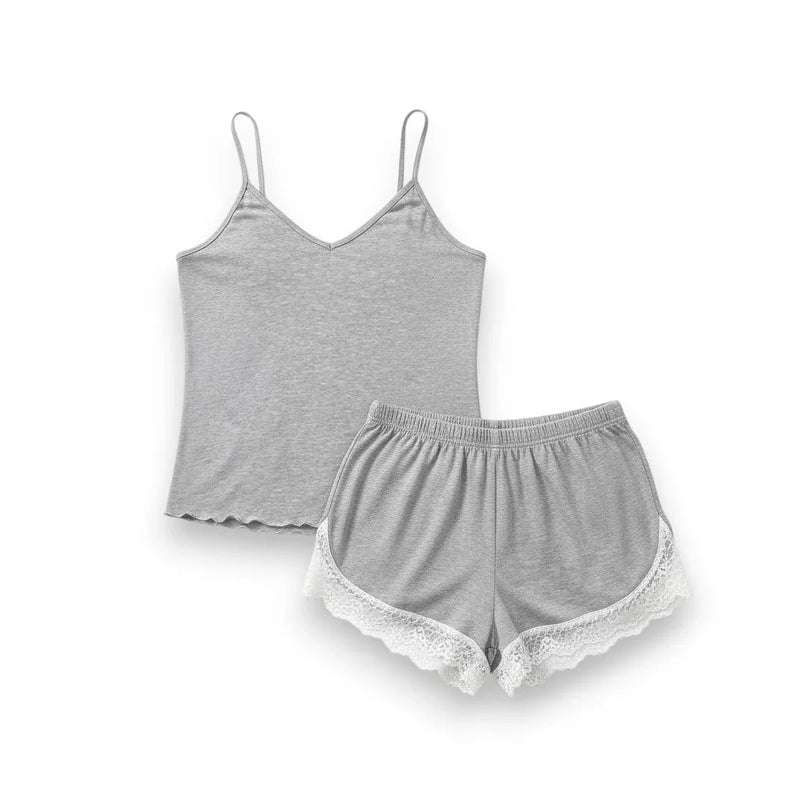 Pyjama femme dentelle 2 pièces