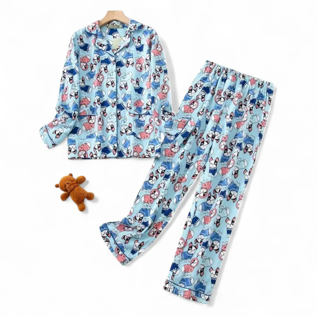 Pyjama femme flanelle coton