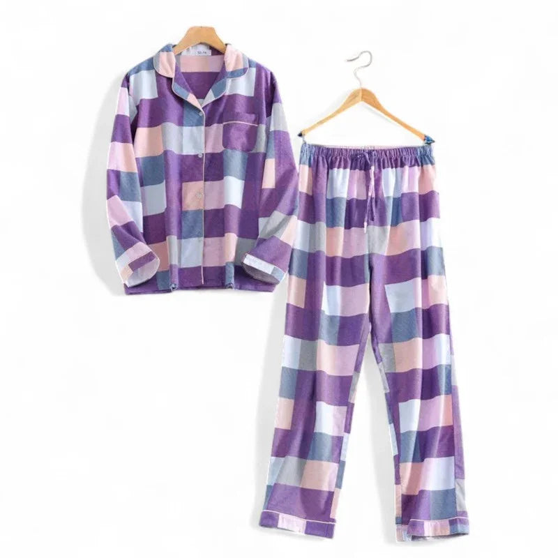 Pyjama femme flanelle coton