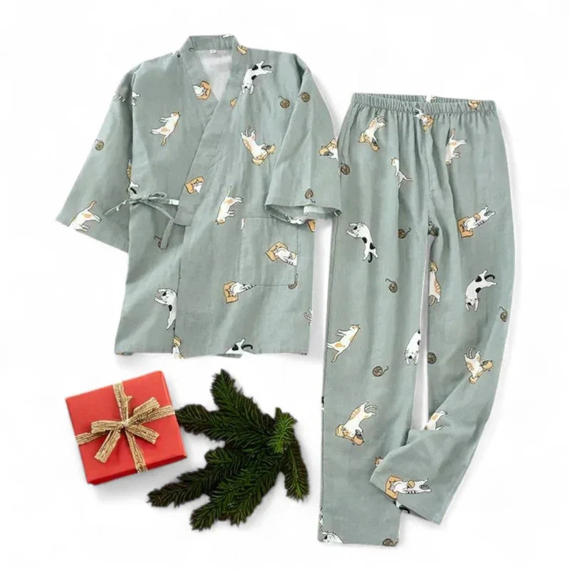 Pyjama femme gaze de coton