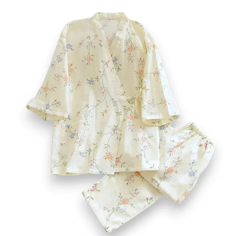 Pyjama femme gaze de coton