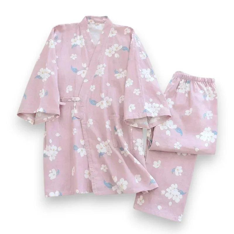 Pyjama femme gaze de coton