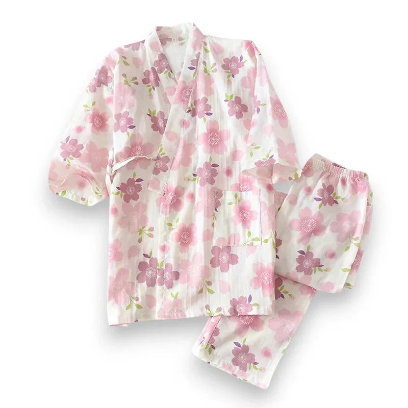 Pyjama femme gaze de coton