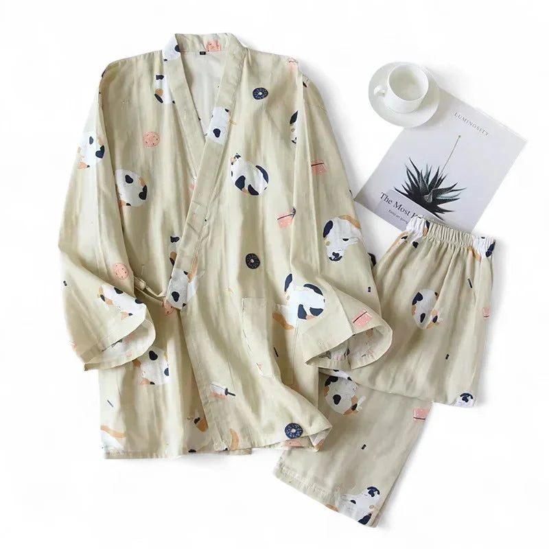 Pyjama femme gaze de coton