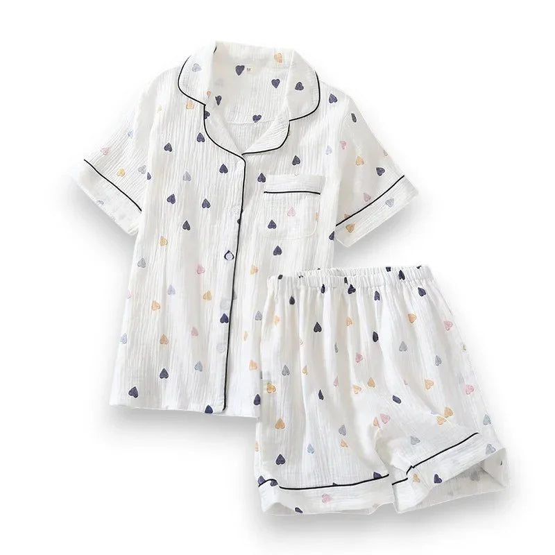 Pyjama gaze de coton 